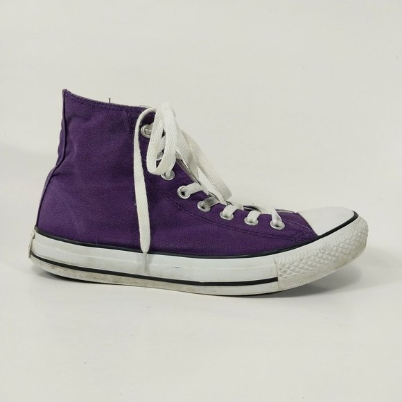 Converse Shoes - Converse Shoes Men 7 Women 9 Purple Sneaker Allstar Chuck Taylor High Top Unisex